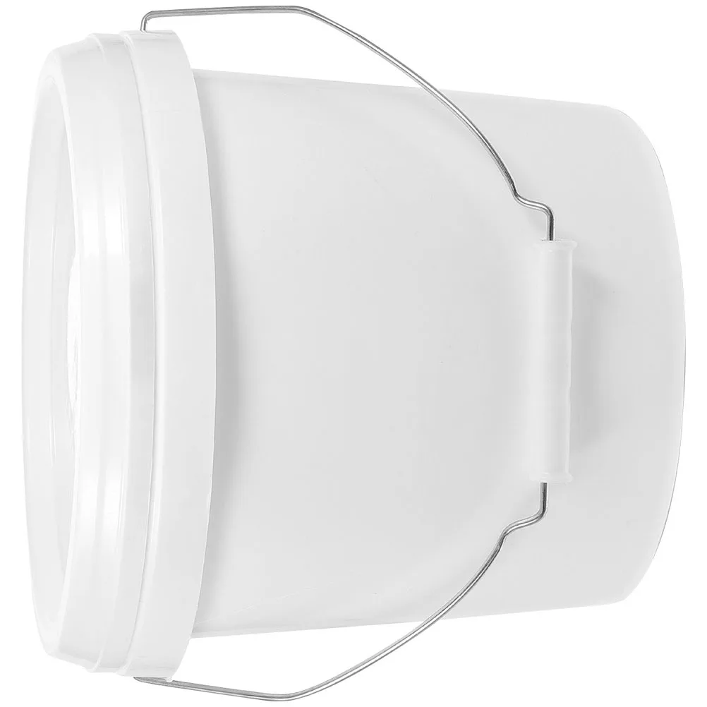 دلو طلاء سعة 1.75 جالون مع غطاء حاوية صبغية مستديرة مقاومة للطعام وخفيفة الوزن لخلط الألوان #4