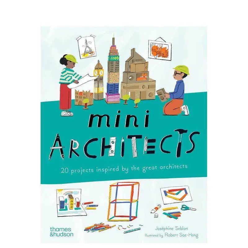 

Маленький Архитектор: 20 проектов, вдохновленных Великими Архитефами. Английская версия: Детская забавная книжка с картинками.