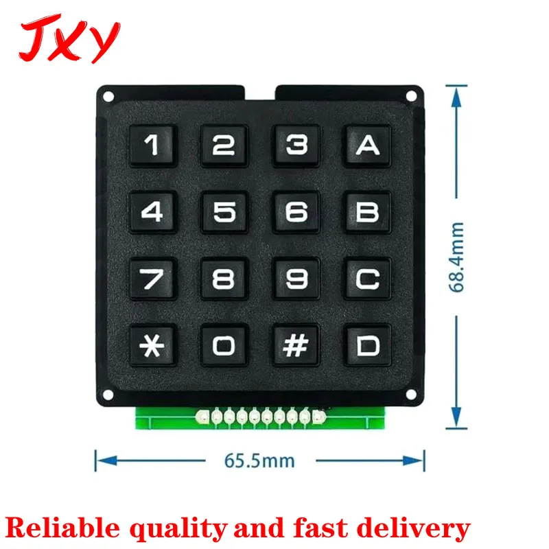 3*4 4*4 Matrix switch keyboard array module ABS plastic buttons 4x4 3x4 12 16 key film switch Arduino microcontroller keyboard