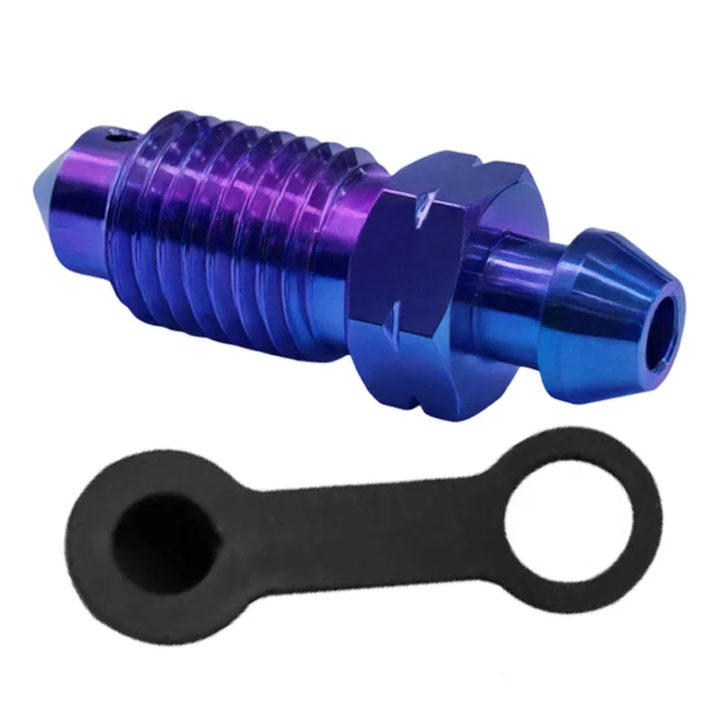 Brake Caliper With Oil Nozzle Tip Oil Drain Screw Disc Brake Flange Cap M10x1.0/1.25 For Motorcycle ATV image 4