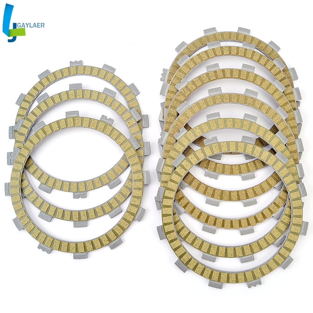 Clutch Friction Disc Plates for Yamaha XV1600 Road Midnight Star XV1700 Road Star 26H-16307-00 26H-16307-01 9