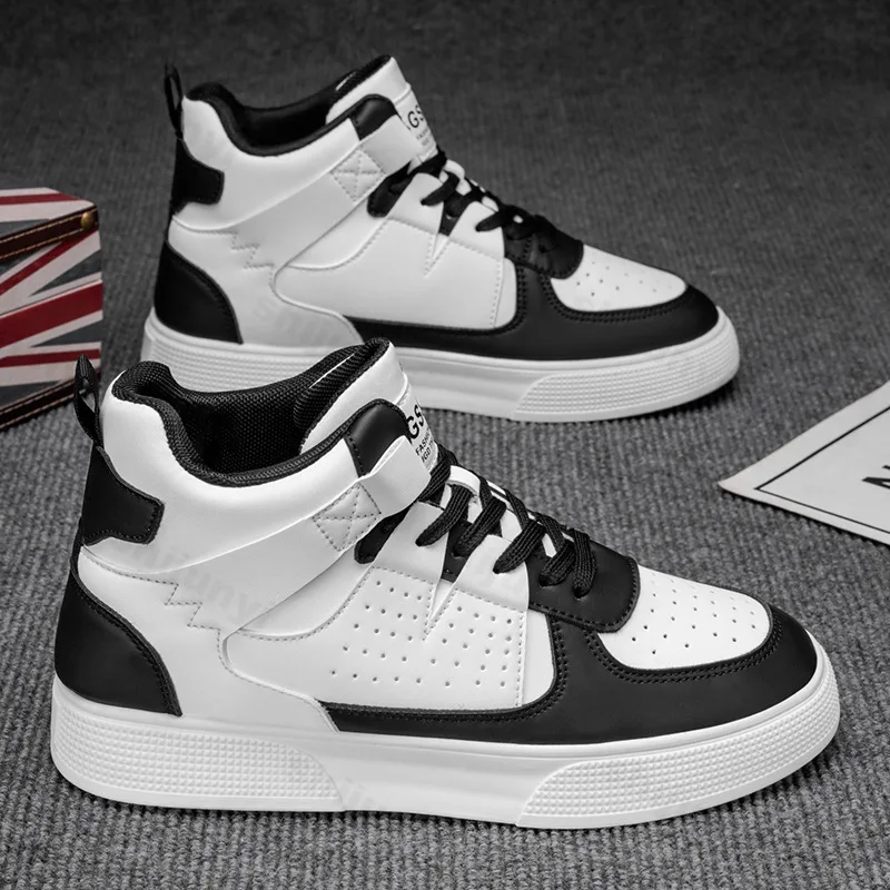 

Мужская обувь, высокие ботильоны на платформе, удобная повседневная обувь, осень 2023, Нескользящие кроссовки, модная обувь на толстой подошве, Zapatos