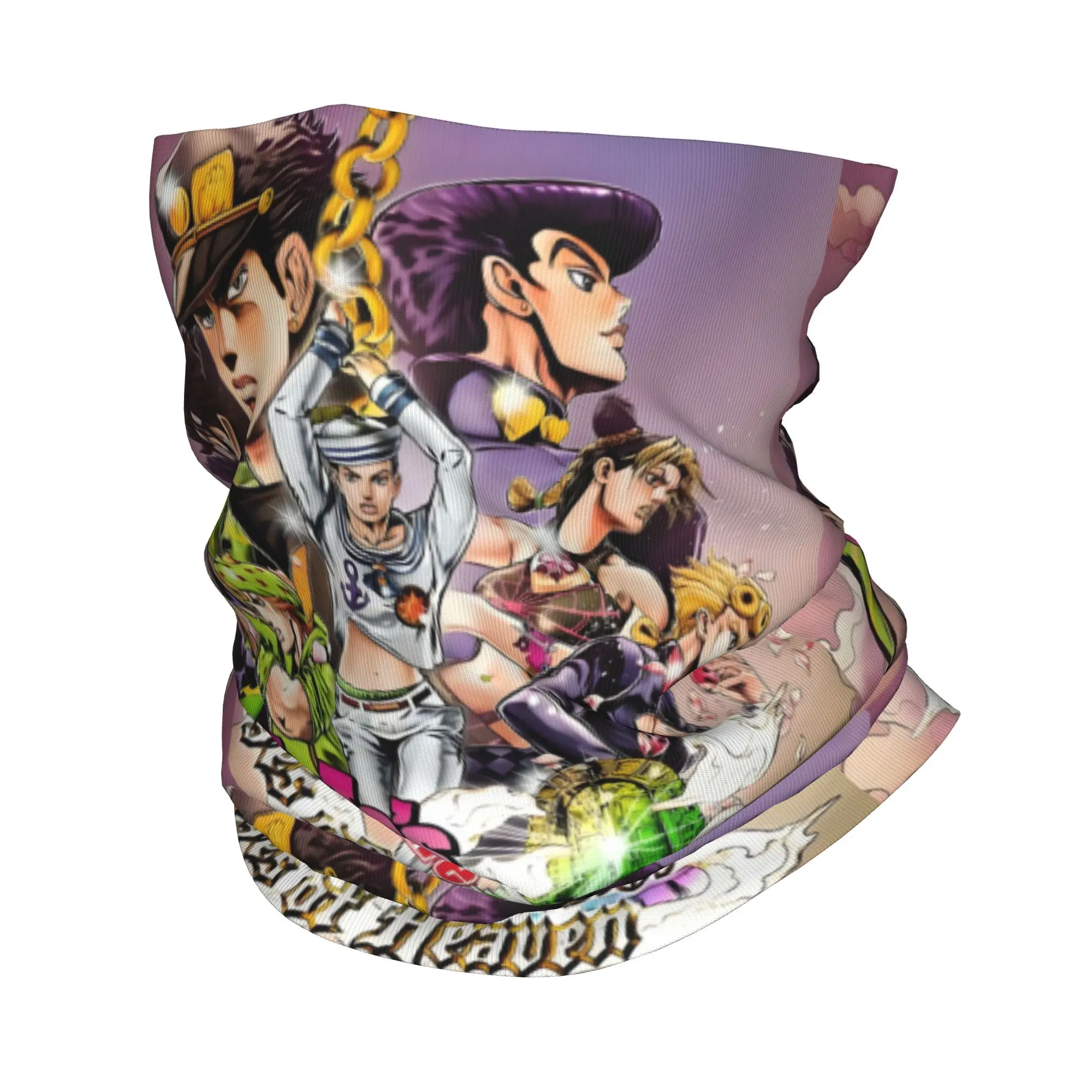 

Пользовательские аниме Япония JoJos Bizarre Adventure шейные гетры для женщин и мужчин защита от ультрафиолета зимняя манга бандана шарф для лыж