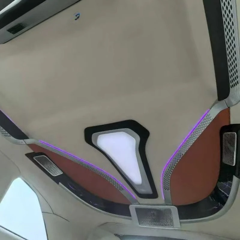 Hiace Commuter Interior LED Lights with Speaker for Van MPV-Luxury Customized Color & PP Material Car Interior Accessories