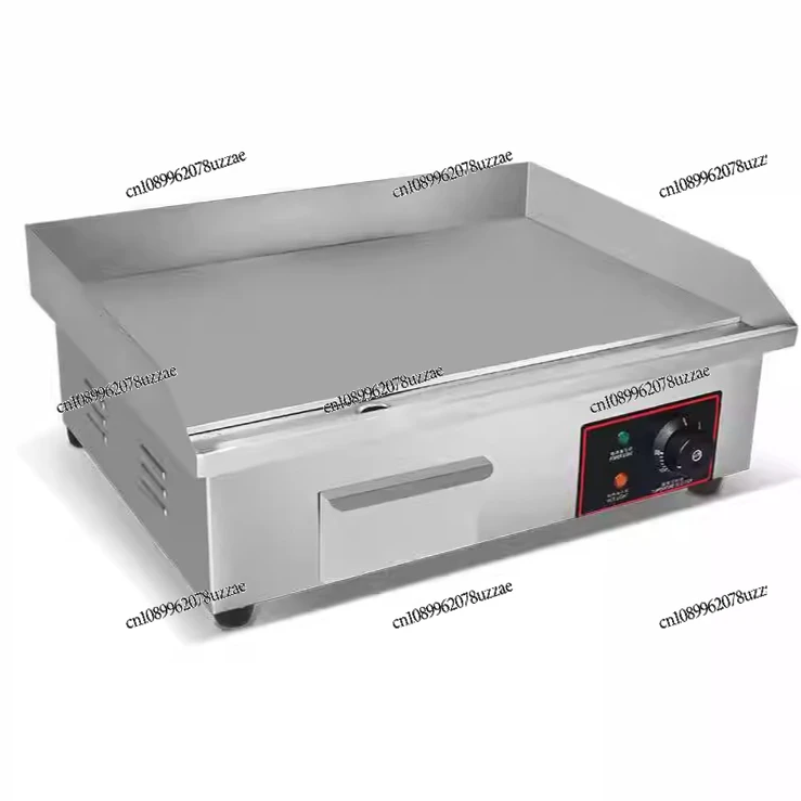 Commercial Electric Heating 818 Flat Grilling Furnace Thickened Iron Plate Grilled Squid Machine Stall Desktop Pancake Machine
