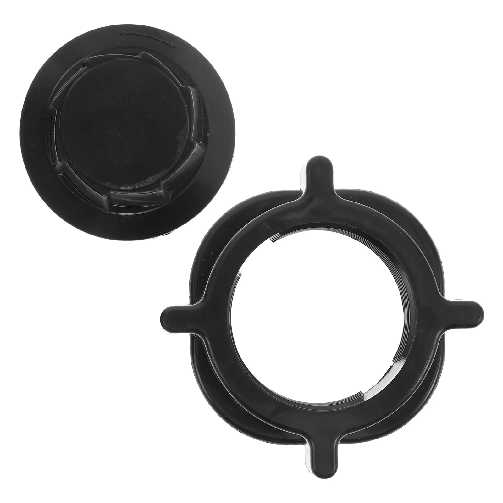 1 Pair 37mm Inner Fan Blade Lock NutsDiameter Nut with Cap Set Secure Fasteners for Pedestal Fan Grill Assembly and Home Repair