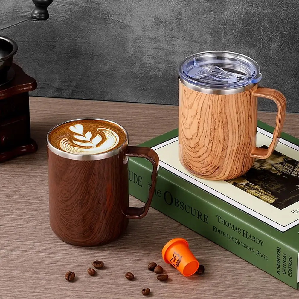 

Portable 500ml Stainless Steel Mug Food Grade BPA Free Insulated Tumbler Leakproof Lid Vacuum Insulated Cup Kids Use