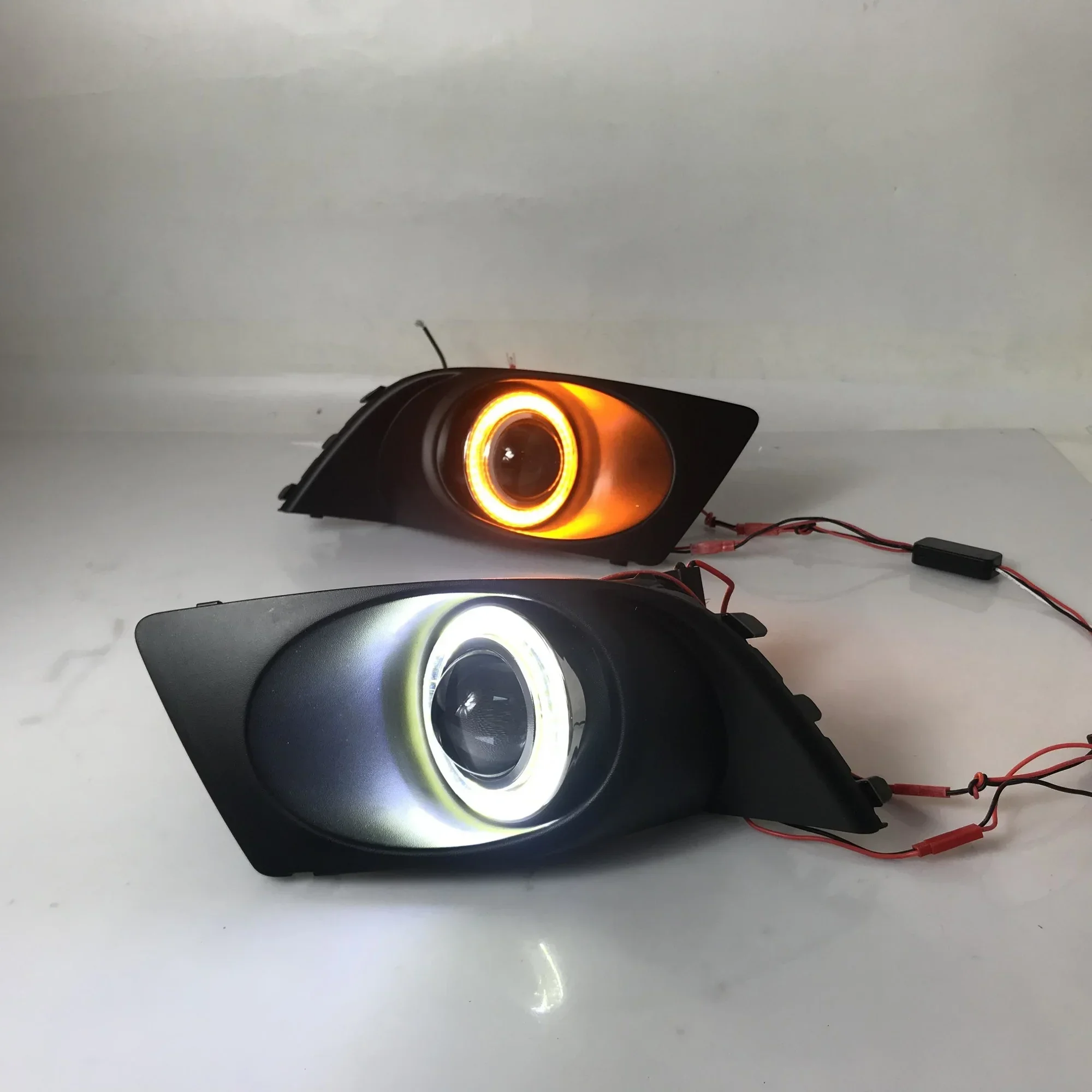 

Osmrk fog lamp driving light assembly For Subaru Legacy 2007-08 cob angel eye led daytime running lights APP control