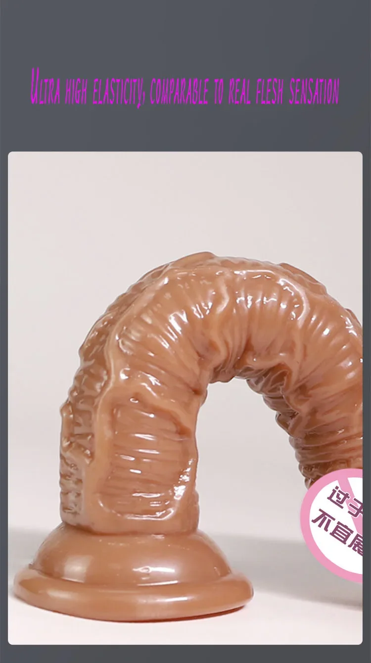 Realistic large jelly dildo female masturbation masturbation vagina clitoris and anus stimulation soft suction cup sex toy