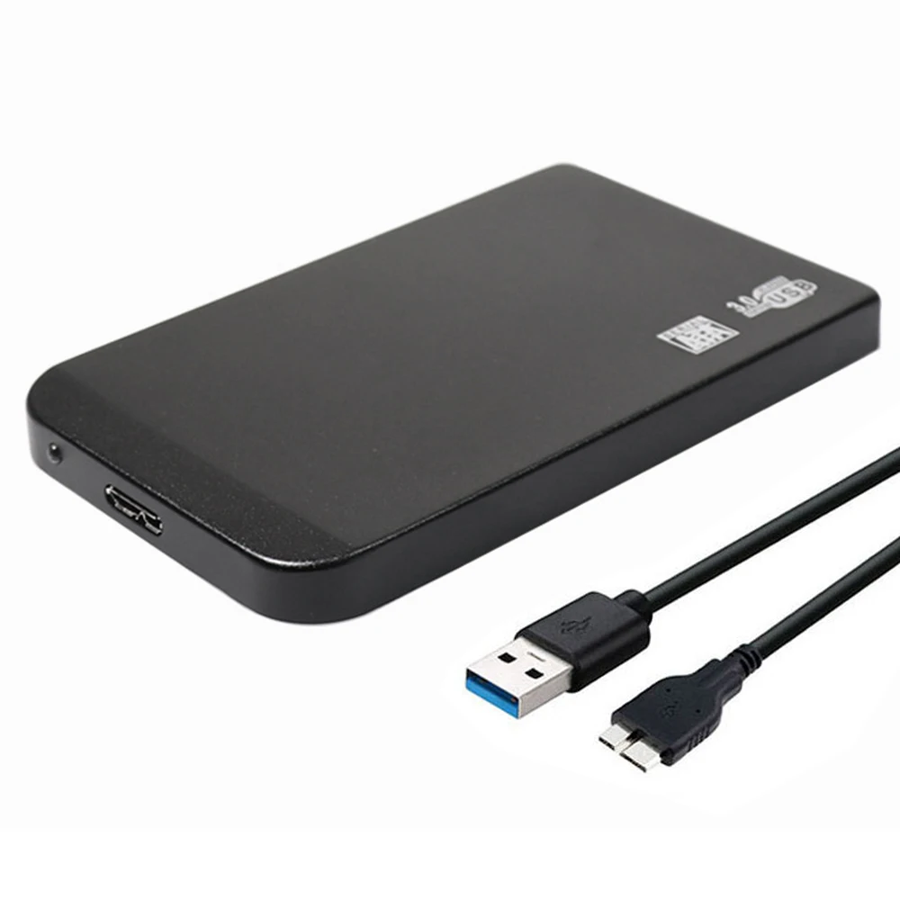 Boîtier de disque dur USB3.0 SATA SSD HDD 2,5 pouces, 5Gbps, 3 to, USB3.0 SATA, boîtier de disque dur Portable (disque dur non inclus)
