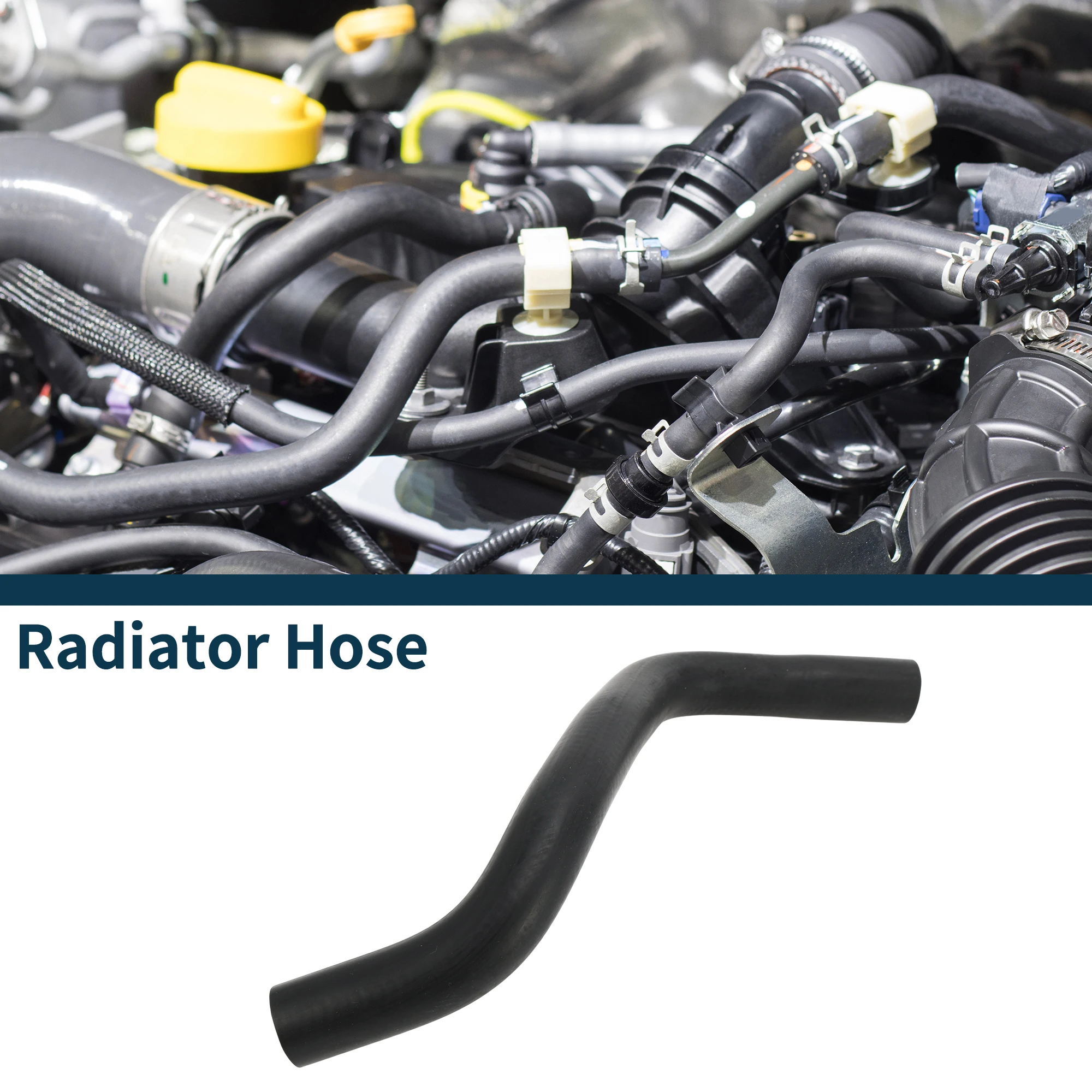 

UXCELL Radiator Hose Heater Hose for BMW Cooper 2014 No.17127617373 Coolant Hose Black