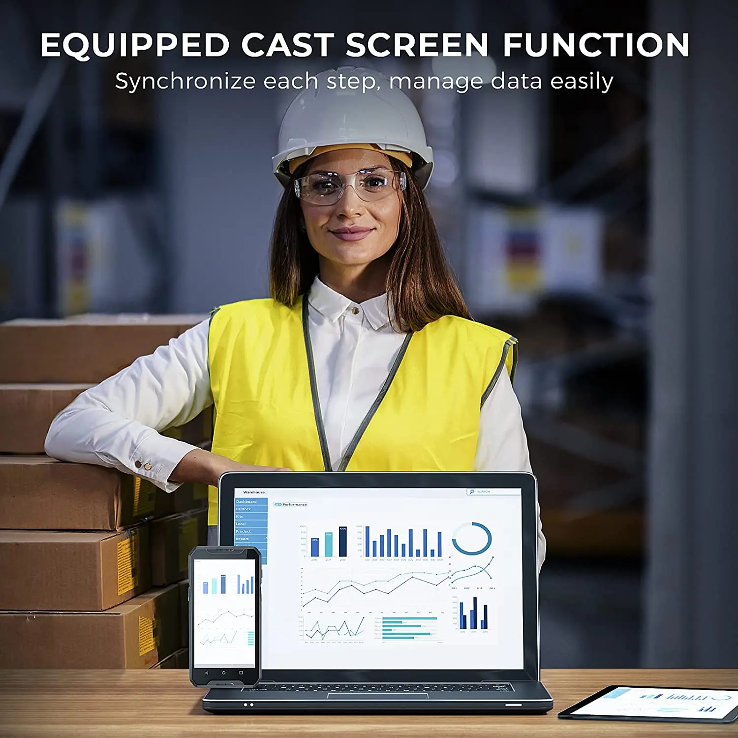 أندرويد 9 4G وعرة لاسلكية محمولة باليد PDA917 1D 2D Qr ماسح الباركود الأسهم محطة البيانات المحمول