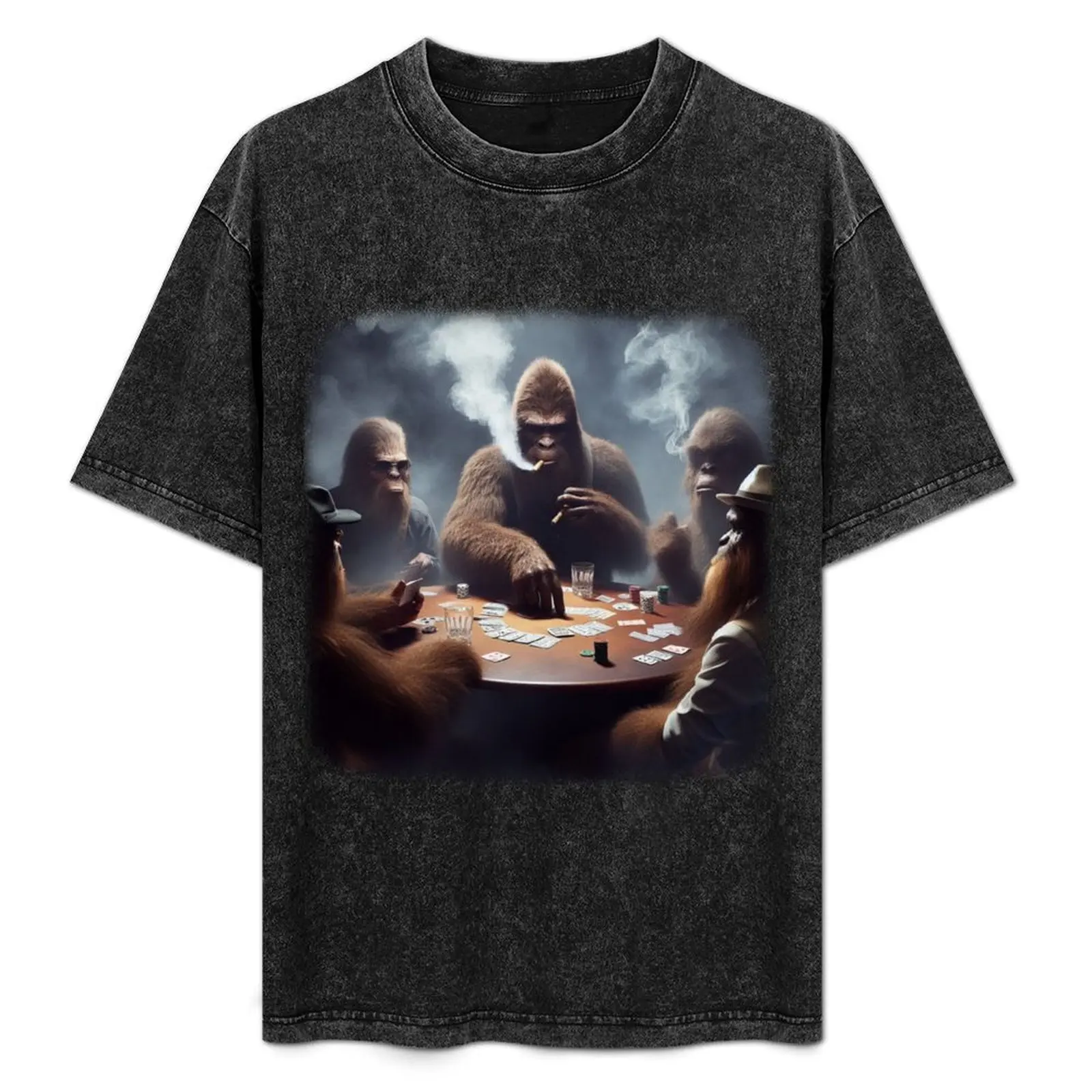 ビッグフット-ポーカー-パーティー-tシャツ-軽量ハイキング-tシャツ
