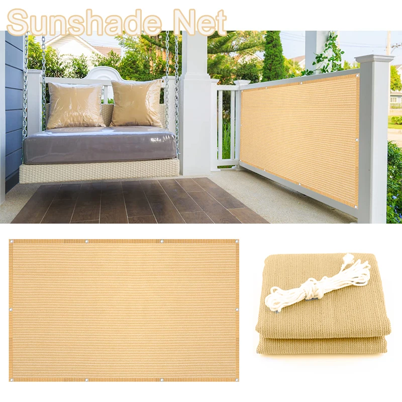 

Outdoor courtyard awning household carport sunshade net balcony terrace awning backyard pergola canopy beige sunshade net