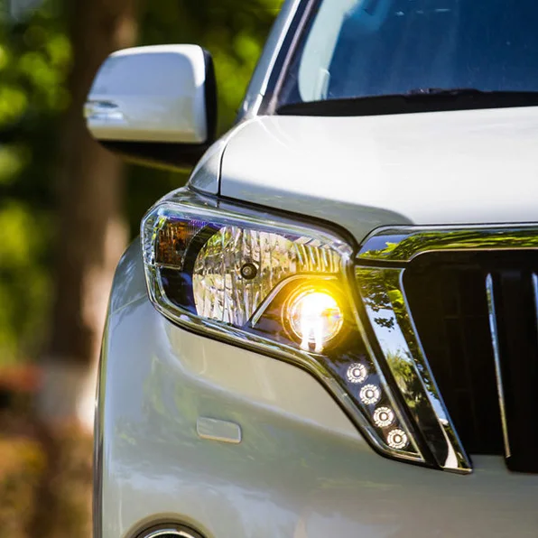 

Car LED Front Lamp Headlight for Toy ota Land Cruiser Prado FJ150 2014 2015 2016 2017 Accessories