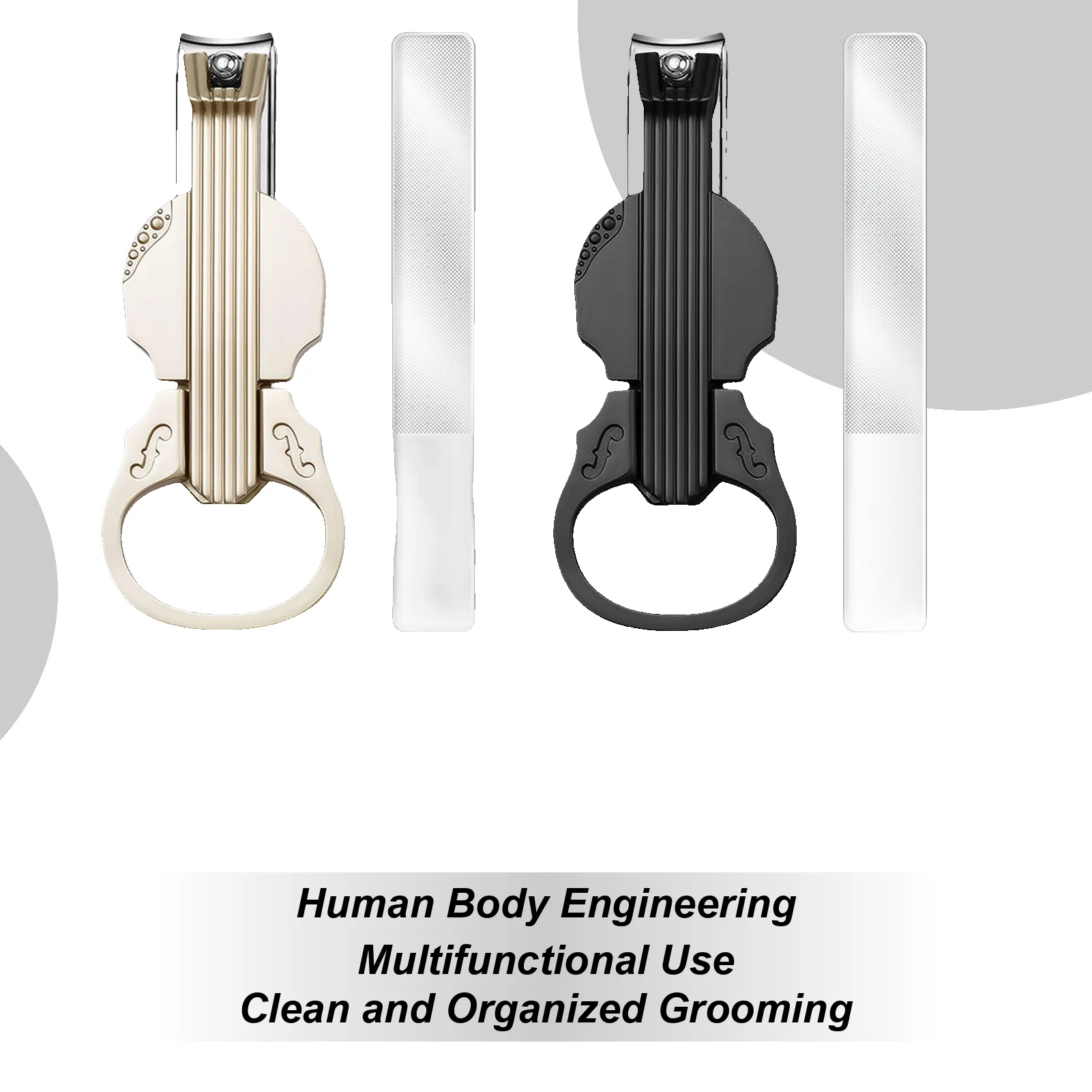 

Кусачки для ногтей, женский триммер для ногтей, кусачки для ногтей, триммер в форме скрипки, открывалка для бутылок для ежедневных рук, ног, салон для женщин, старшего возраста