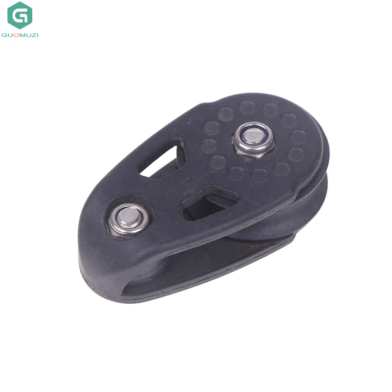 

Kayak Canoe Boat Pulley Kit Heavy Duty Kayak Slide Rail Anchor Trolley Kit Marine Single Pulley Block Sheave Canoe Pulley