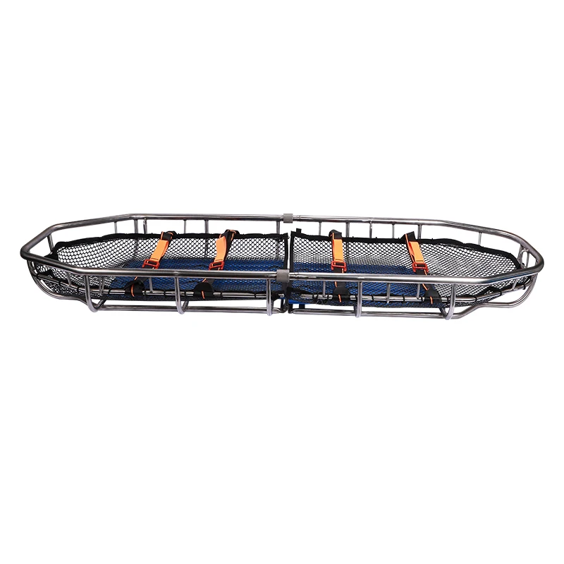 Stainless-steel split-apart basket stretchers
