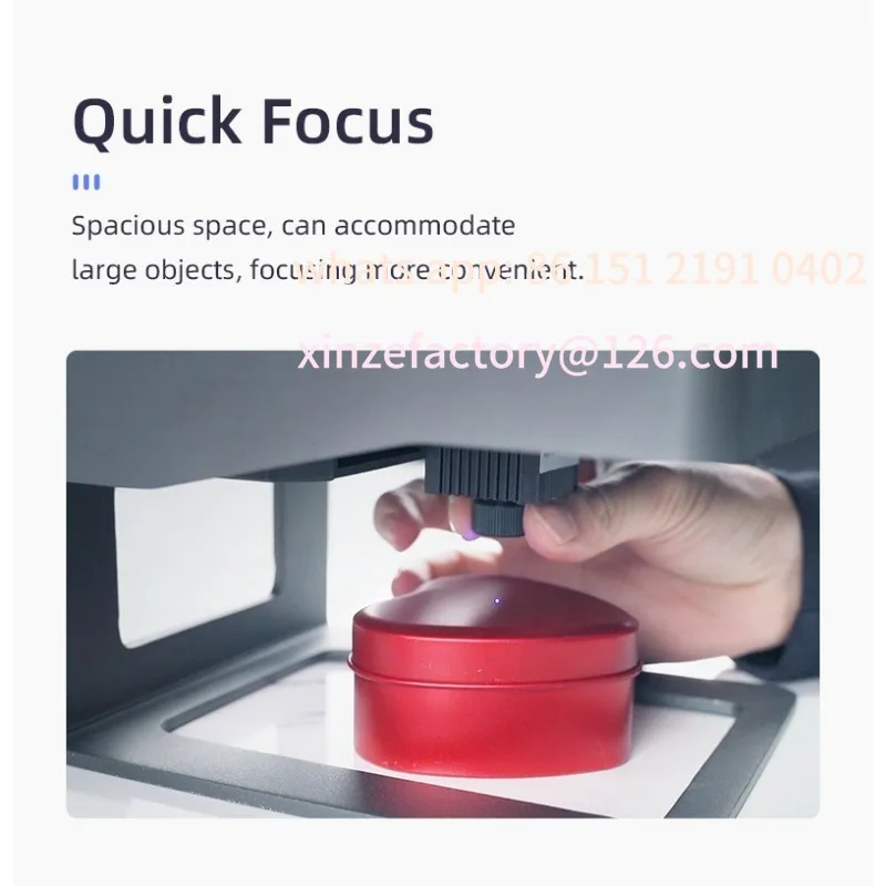 آلة النقش بالليزر القابلة للتخصيص: جهاز وضع العلامات على سطح المكتب الكهربائي المحمول المدمج