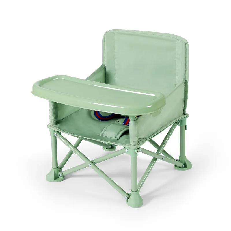 Baby picnic chair Outdoor beach camping stool Portable folding photo learning to sit baby seaside dining table chair