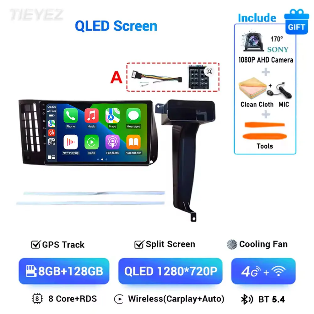 Android 15 voor VW Volkswagen Golf 3 1992-1993 2K Carplay autoradio multimediaspeler navigatie stereo GPS 4G WIFI BT DSP