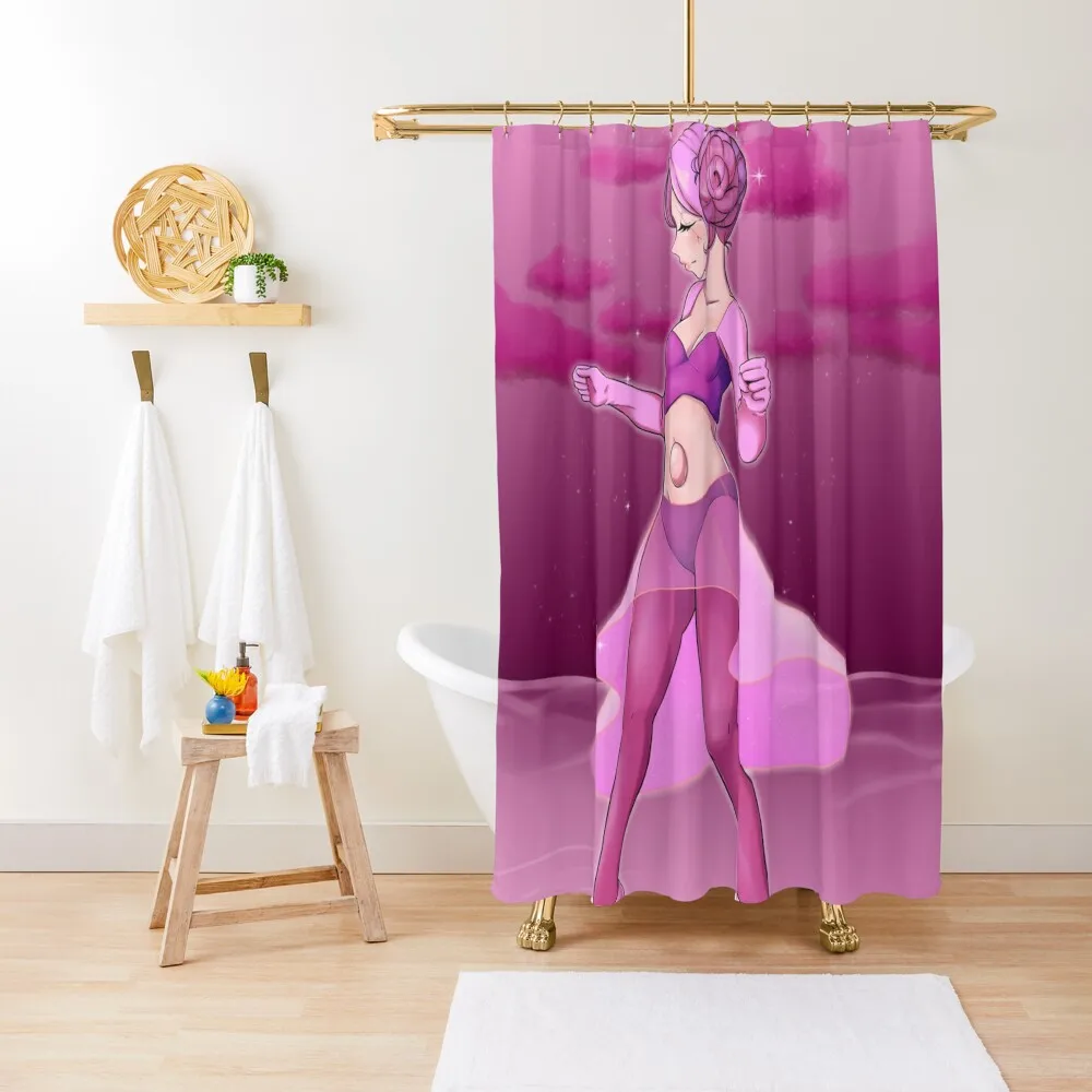 

Pink Pearl Steven Universe Volleyball Shower Curtain For Bathrooms Luxury Bathroom Shower Waterproof Fabric Bathroom Curtain