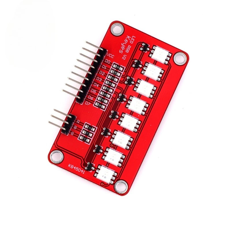 Módulo de luz de flujo LED a todo color 5050 RGB/microcontrolador Tablero rojo de robot de luz de flujo