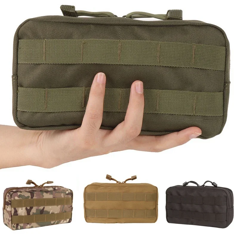 Tactical Molle Dump Pouch - Large Capacity EDC Tool Organizer & Waist Bag for Hunting, Camping, Hiking | Heavy Duty Utility Gear