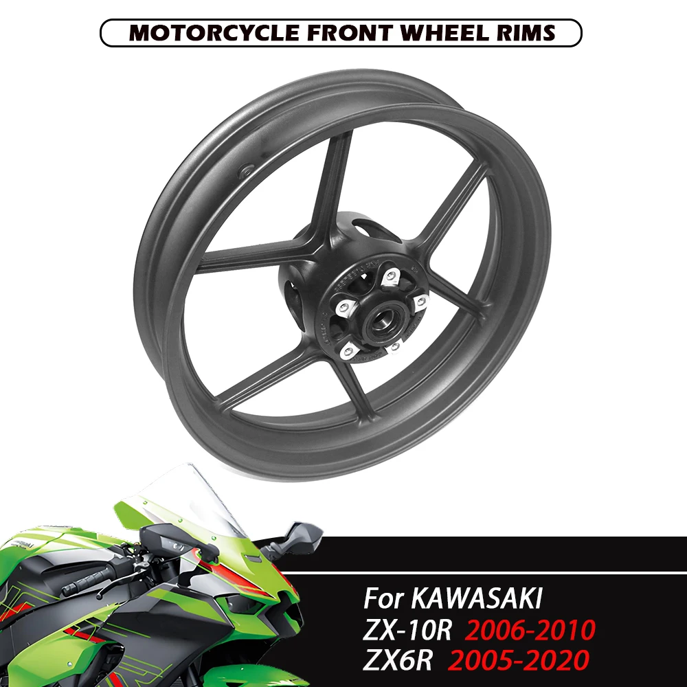 High Quality Motorcycle Front Wheels Rims Change Accessories For KAWASAKI ZX-10R 2006-2010 ZX-6R 2005-2020 Aluminum Wheel Hub