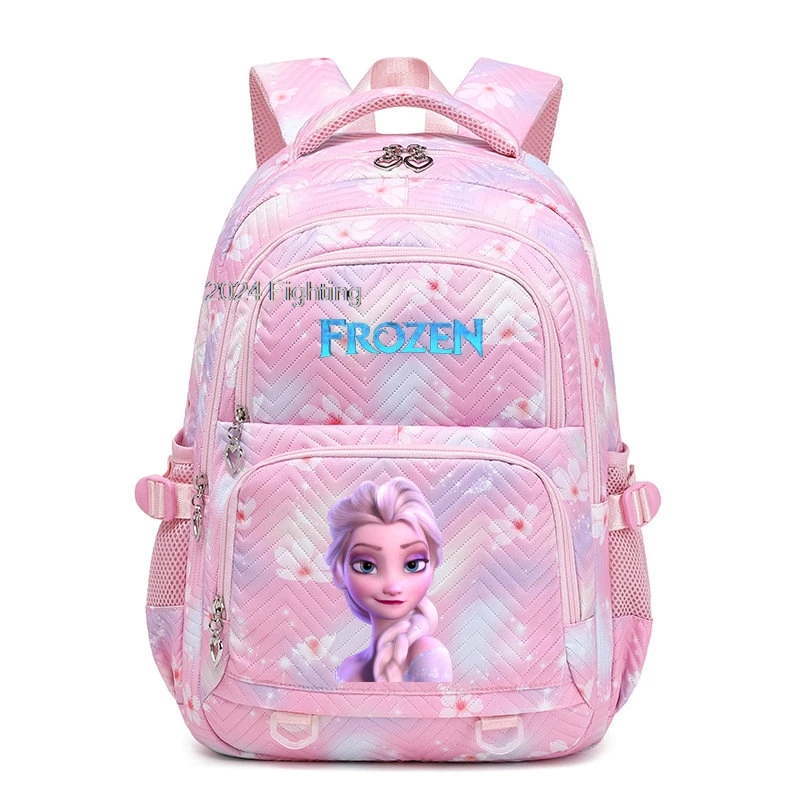 Princess Frozen Anna Elsa Backpacks Students Waterproof Women Backpack Travel Laptop Schoolbag for Teens Girls Mochilas