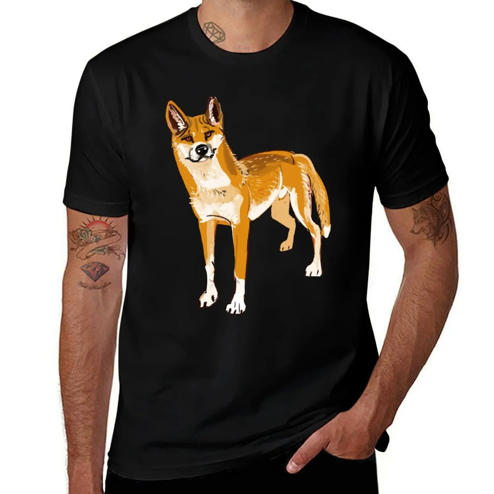 

Ginger desert dingo T-Shirt t shirts with prints man tshirt cotton t shirt man T-Shirt