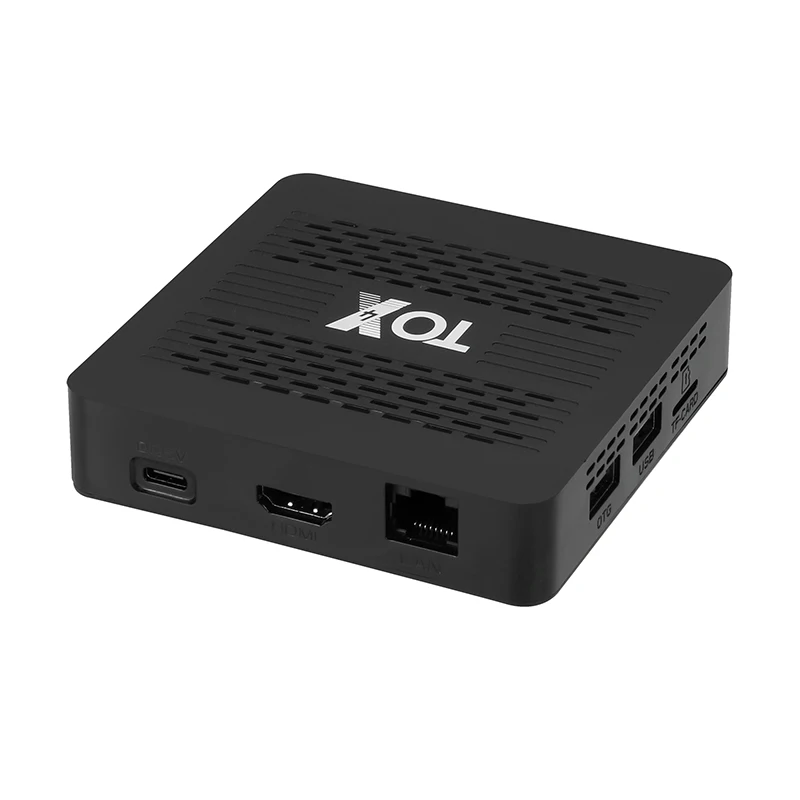 TOX4 TV Box RK3528 Android 13 4GB RAM 32GB ROM BT 5.0 AV1 1000M LAN  Dual Band Wifi HDR Media Player Set Top Box PK TOX3