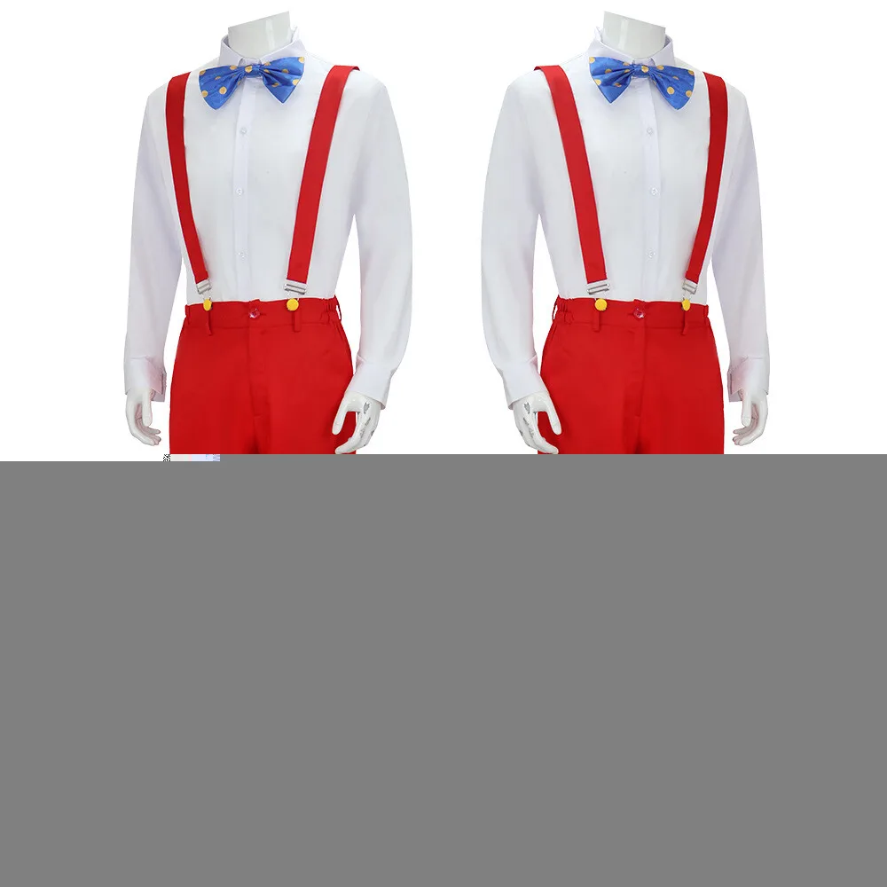 

Roger Cosplay Costume Bib Pants Shirt
