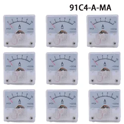 91C4-A DC Pointer type Ammeter 1A 2A 3A 5A 10A 15A 30A 50A 75A 100A 150A 200A 300A 400A 500A Analog Mechanics Plate table