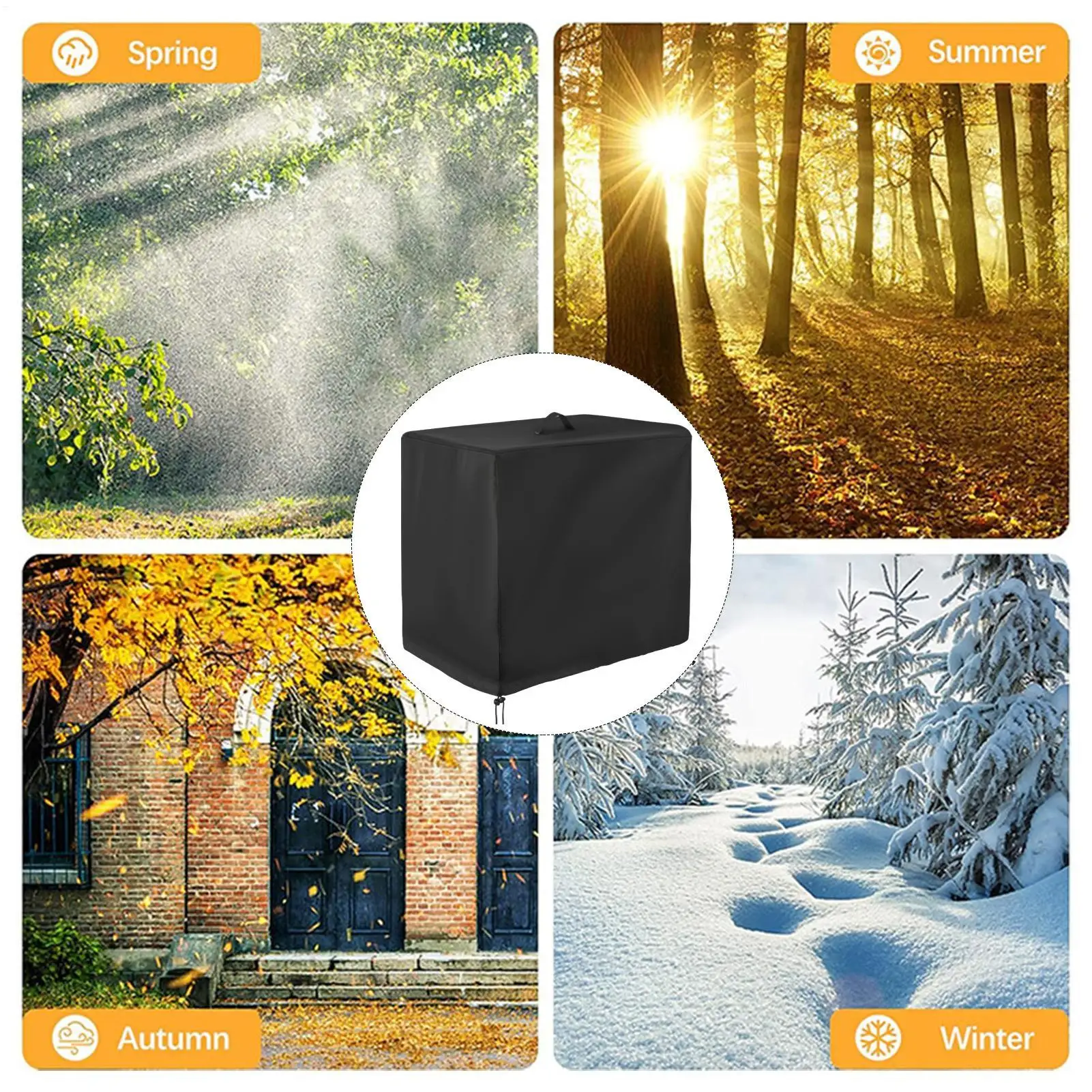 

Waterproof Pool Motor Cover Sand Filter Pump Sleeve 420D Oxford Cloth Black Color For Krystal Clear Pool Pump Protection Sleeve