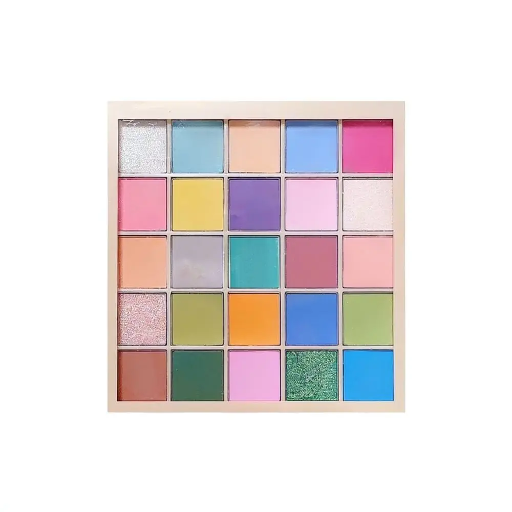 25 Color Macaron Eyeshadow Palette Vibrant Matte Shimmer Powder Makeup Palette For Girls Daily Stage Performance Makeup