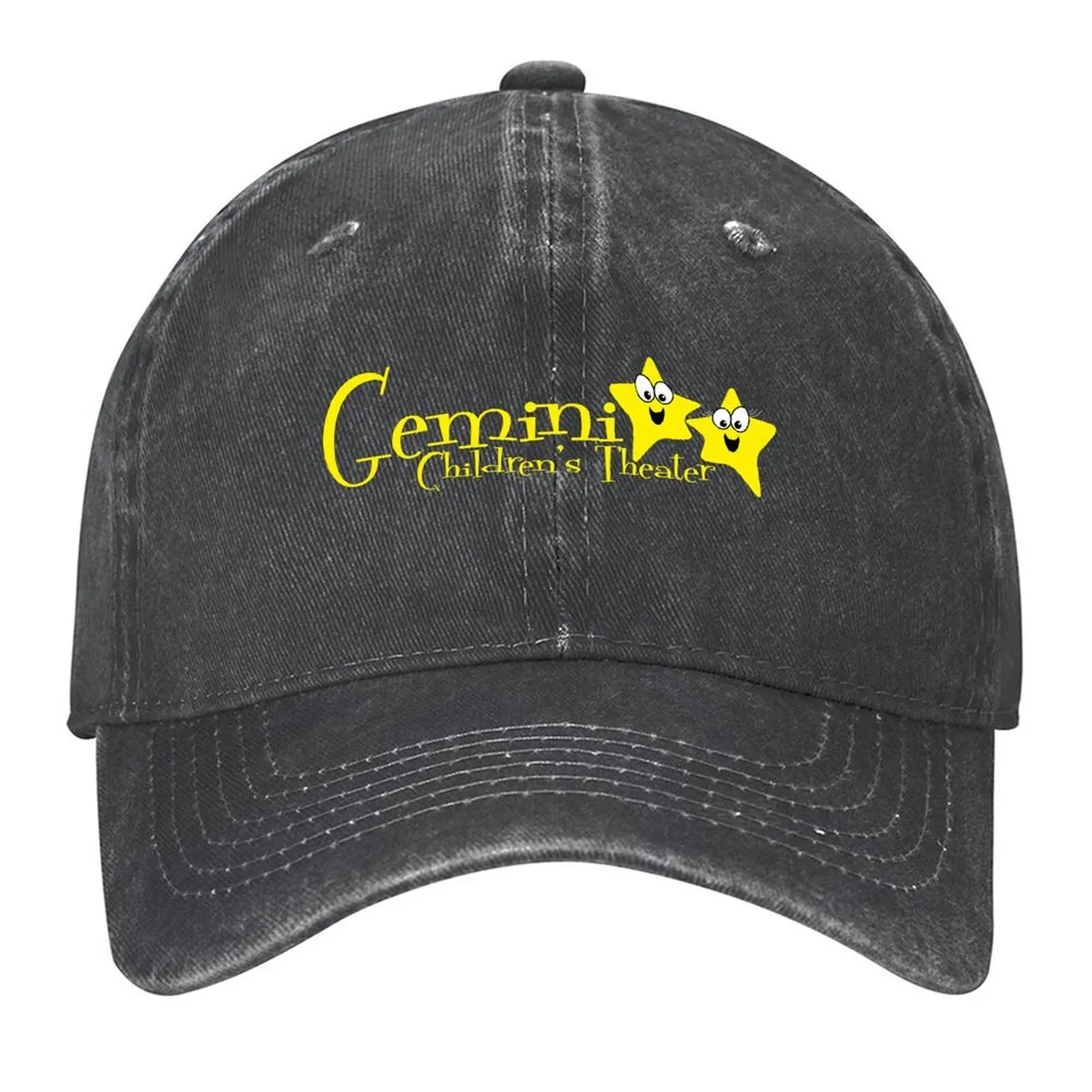 

Gemini Full Logo (Yellow) Baseball Cap Horse Hat golf hat genuine Trucker Hat Vintage Caps Women Men's