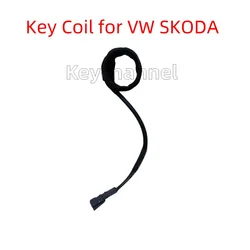 1pcs Car Key Coil ID48 Immo Coil Transponder Key Coil for Key Programming Cable for POLO JEETA TIGUAN Skoda Key Programming