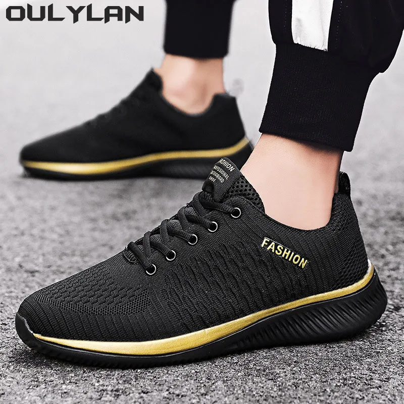 

Oulylan Men Sneakers Breathable Running Shoes for Men Comfortable Classic Casual Sports Shoes Man Tenis Masculino Male Sneaker