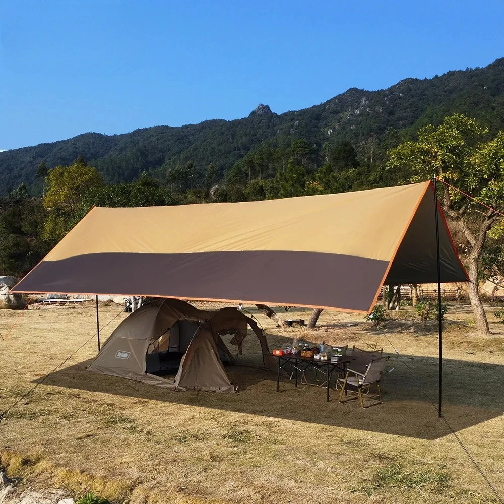 

Водонепроницаемый брезент для кемпинга Oxford 4X6, уличная палатка с навесом от солнца