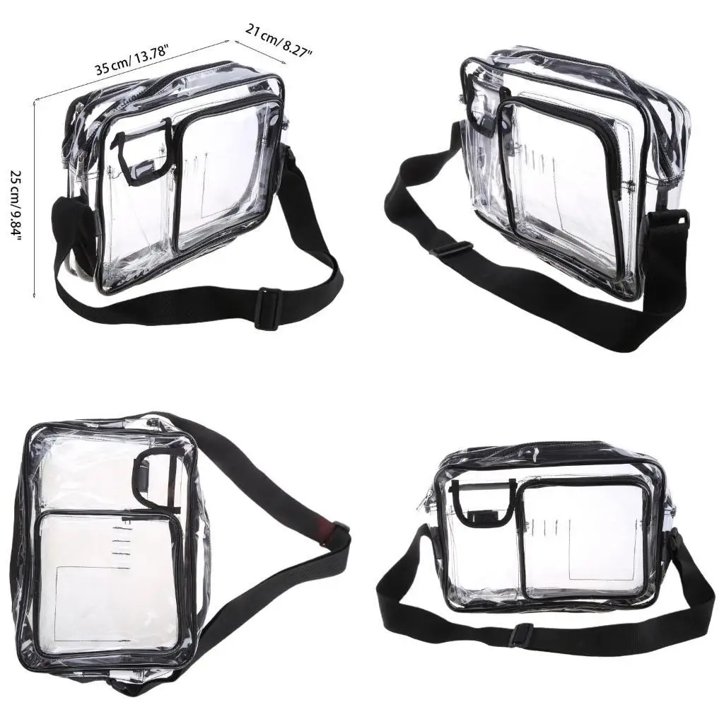 

D46D 14 Inch Anti-Static Cleanroom Clear Tool Bag Zipper Closure PVC for Engineer