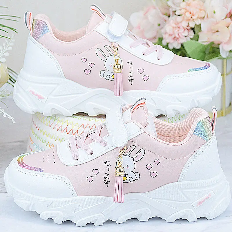 New Sanrio Sneakers Kawaii Cinnamoroll Cartoon Children Outdoor Casual Shoes Student Running Shoes Girls Birthday Gifts