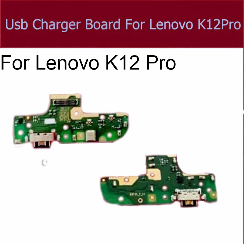 

Для Lenovo K12 Pro USB зарядная док-станция, разъем и микрофон, плата порта, гибкий кабель, запасные части для ремонта