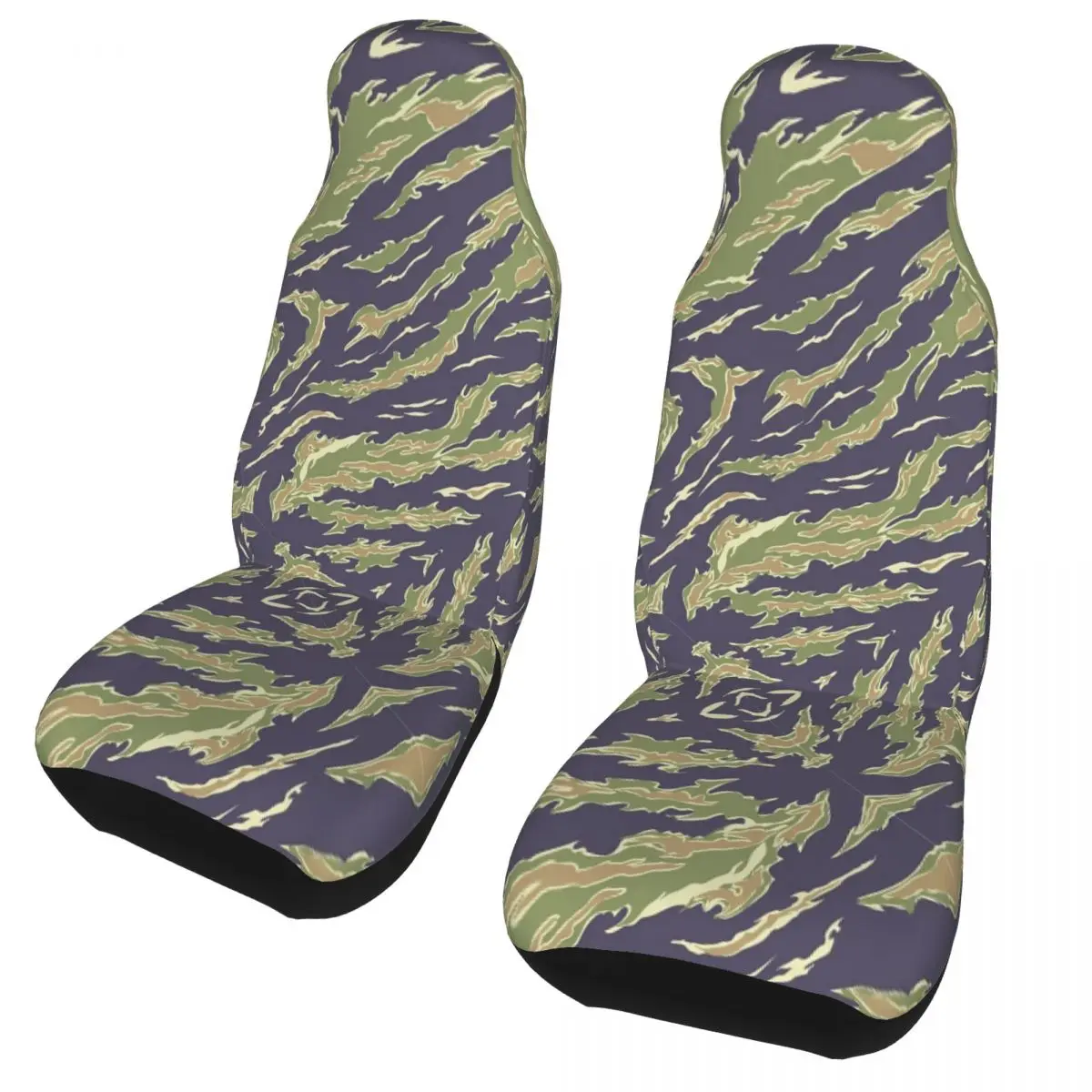 Stripe Camo Army Camouflage Universal Car Seat Cover Protector Interior Accessories Car Seat Covers Fiber Seat Protector