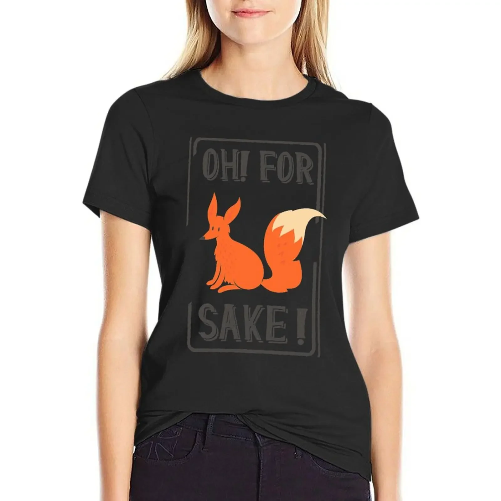 

funny wolf T-Shirt Short sleeve tee new edition quick-drying lady clothes t shirt for Women