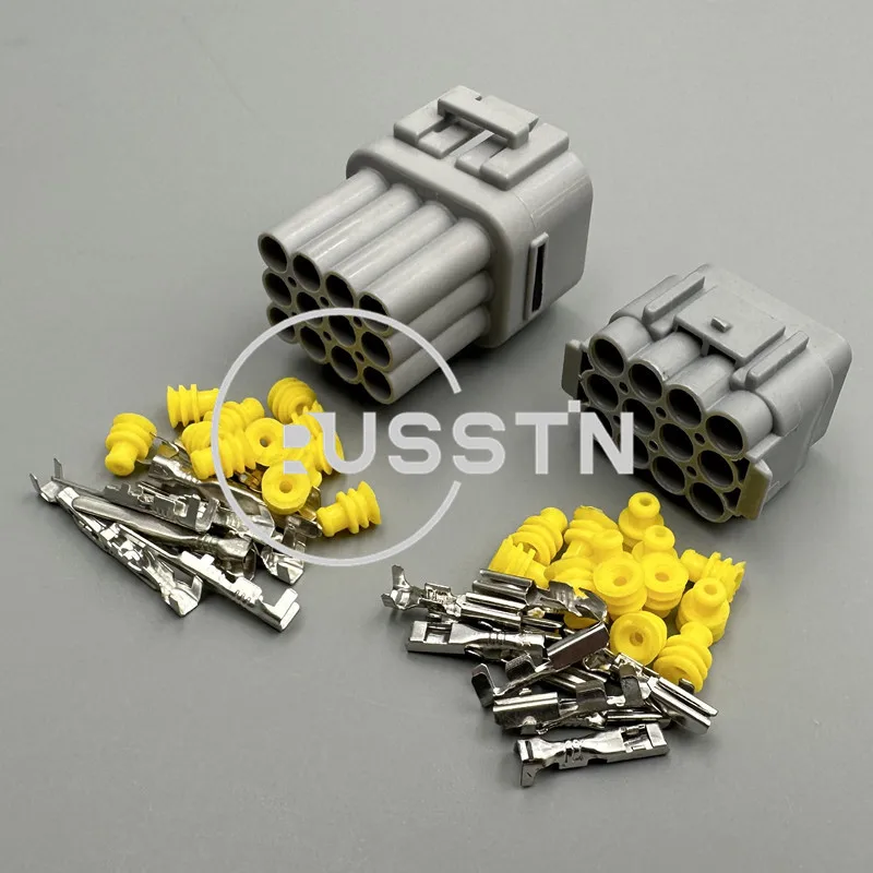 1 Set 12 Pin Waterproof Automotive Wiring Harness Connector Auto Socket AC Assembly For Cars 6188-0375 6181-2459