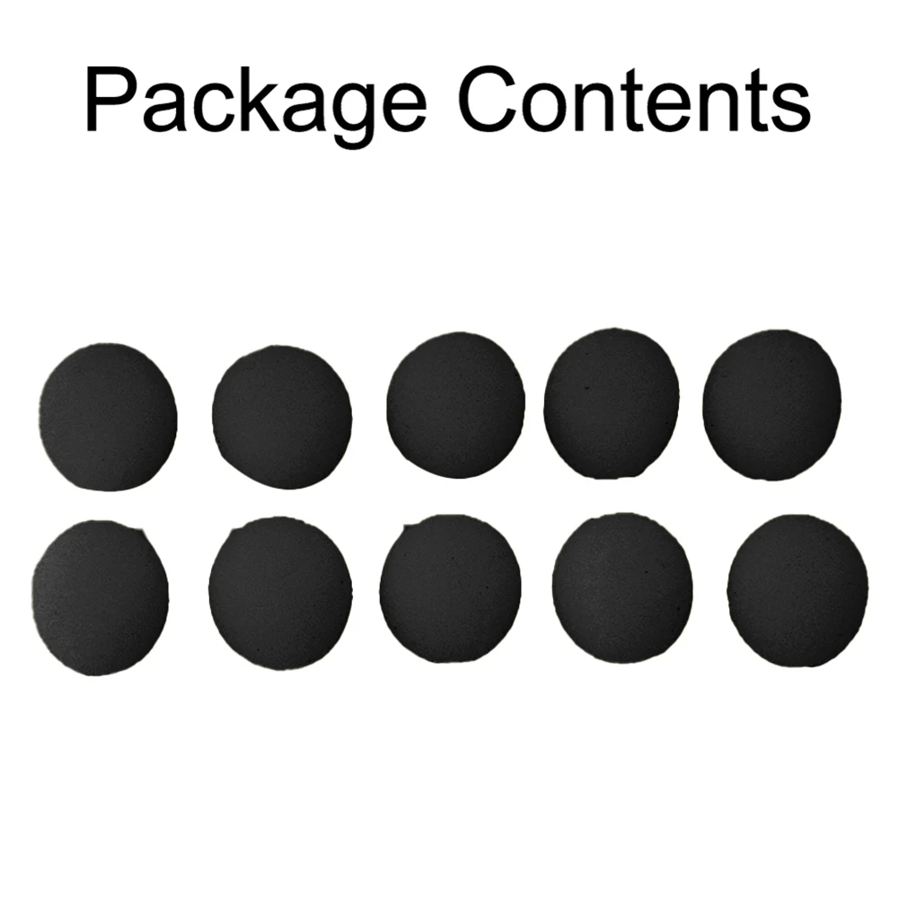 Brand New Microphone Cover Microphone Cover 12x10mm Black For Gaming Headset Headworn Mic Microphone Foam Windscreen Cover