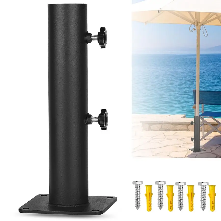 

Umbrella Bases Heavy Duty Umbrella Holder Outdoor Umbrella Base Stand Mount Umbrella Clamp for Decks, Docks, Patios, Garden, Pon