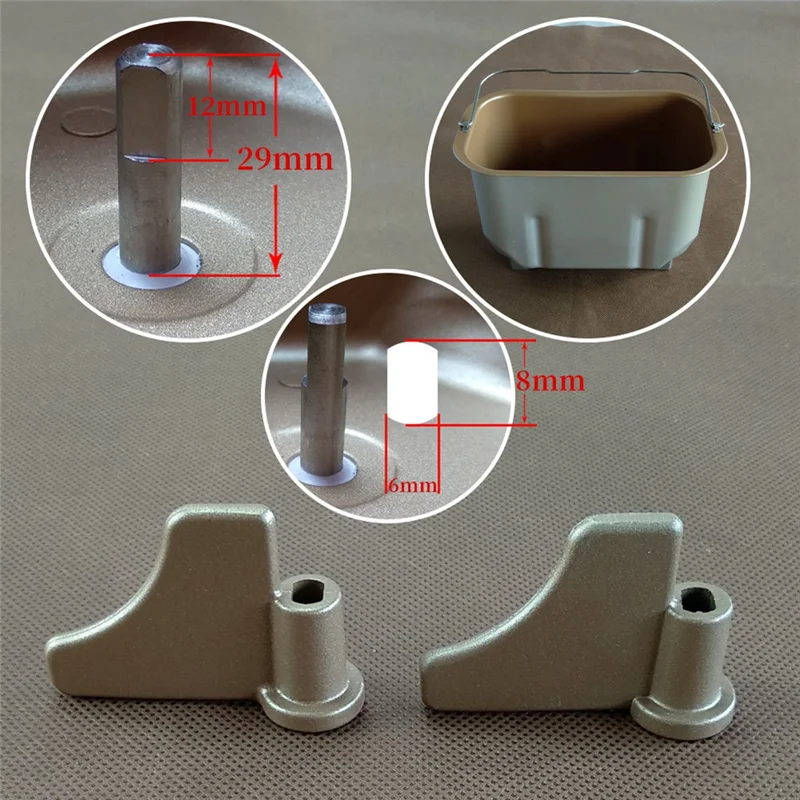 الترويج! شفرات خبز خلط مزدوجة لنموذج صانع الخبز 1228 - ملحقات خلط الخبز لأجهزة المطبخ