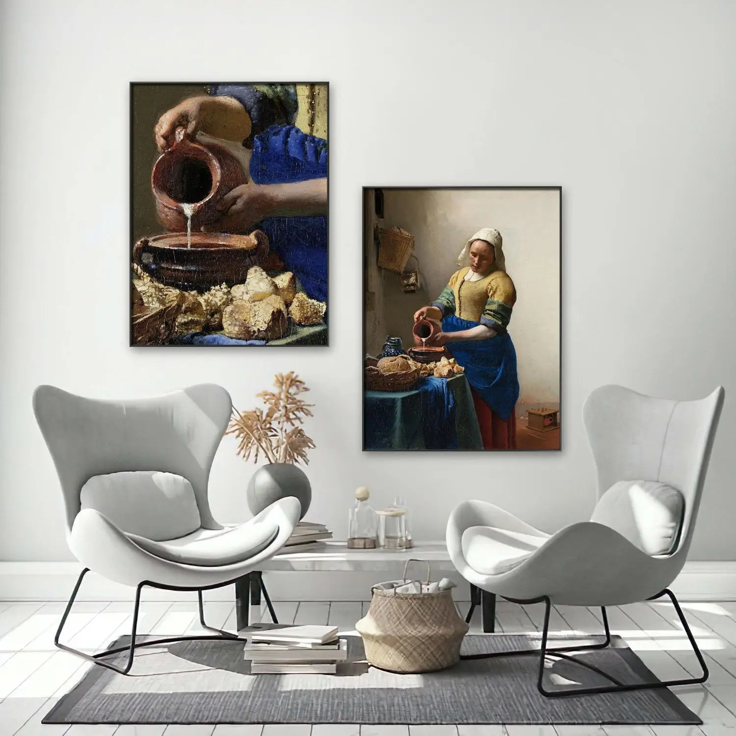 Milkmaid 5D Diamond Painting Retro Baroque style mural DIY Diamond Embroidery Home Wall Decor Gift Stress-relieving Crafts